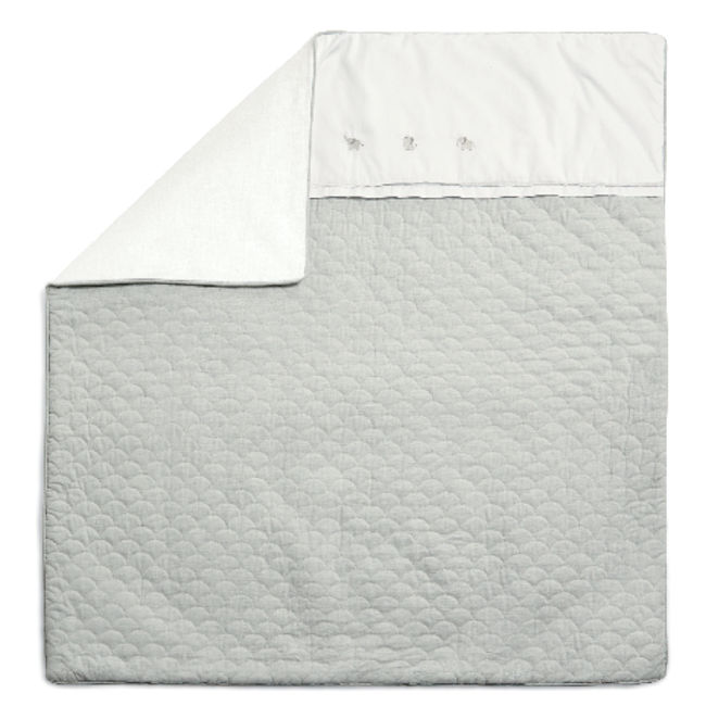 mamas & papas welcome to the world grey elephant quilt