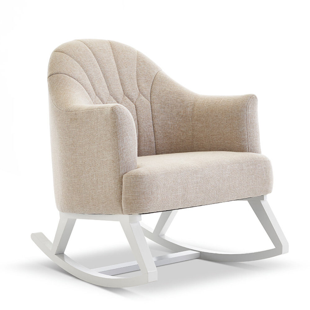 OBaby Round Back Rocking Chair Oatmeal