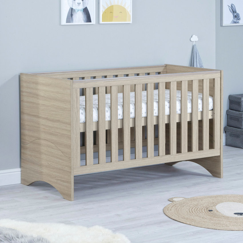 Babymore Veni Cotbed - Oak