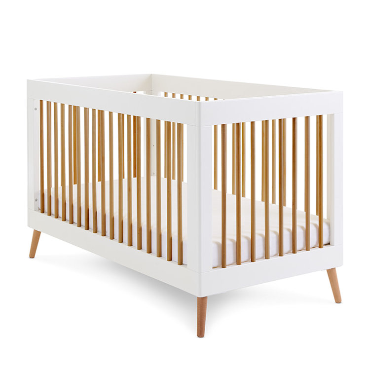 OBaby Maya Cotbed - White/Natural