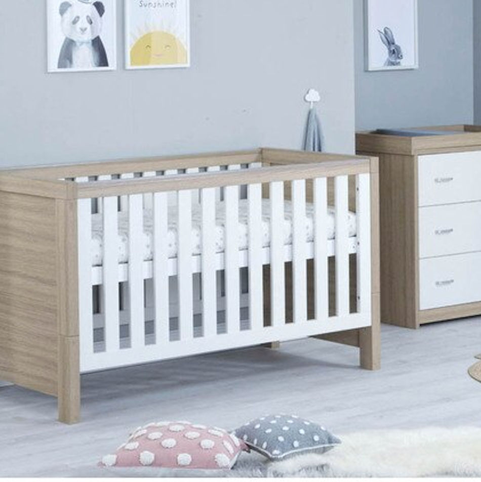 Babymore Luno 2-Piece Roomset - White Oak