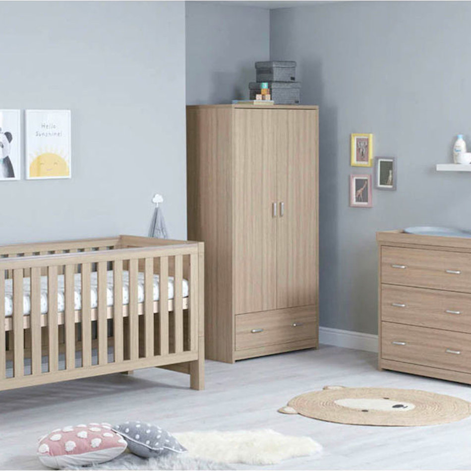 Babymore Luno 3-Piece Roomset - Oak