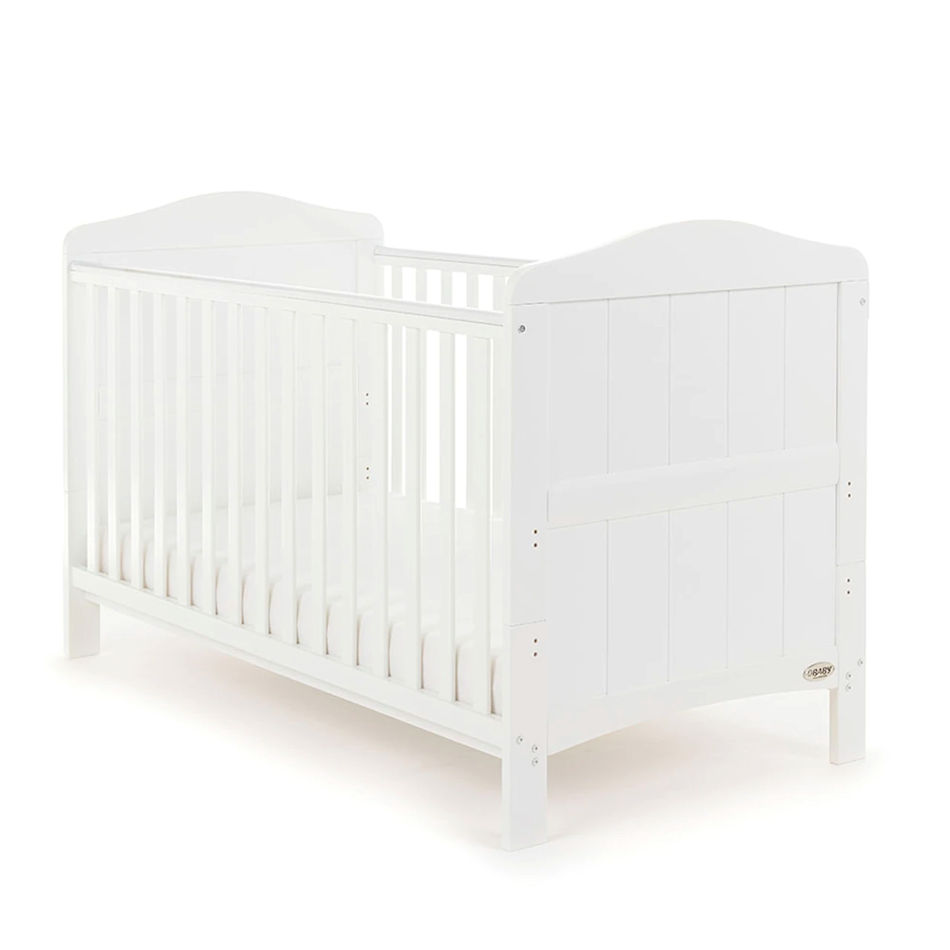 OBaby Whitby Cotbed - White