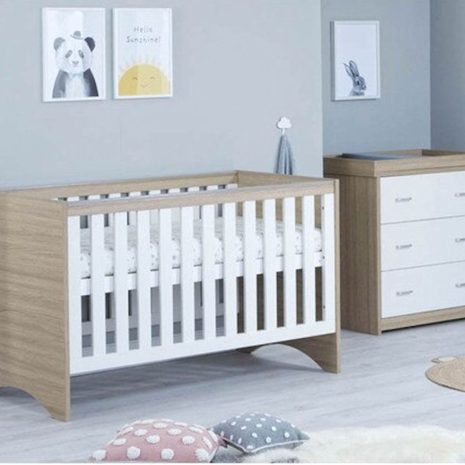 Babymore Veni 2-Piece Roomset - White Oak