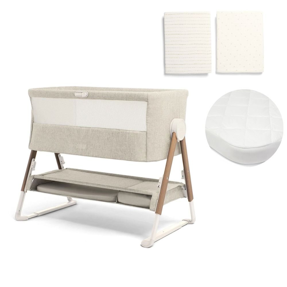 Mamas & Papas Lua Crib Bundle - Fawn