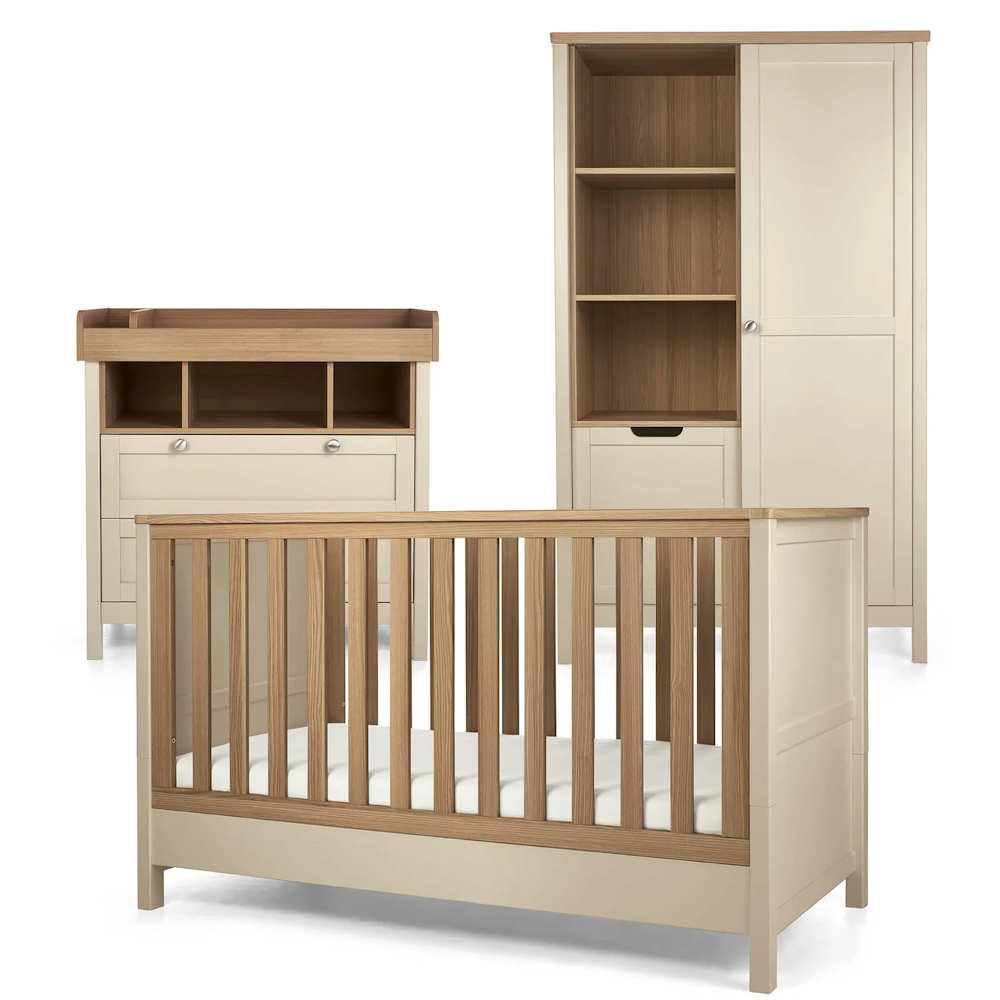 Mamas and Papas Harwell Nursery Furniture 3 Piece set - Cashmere
