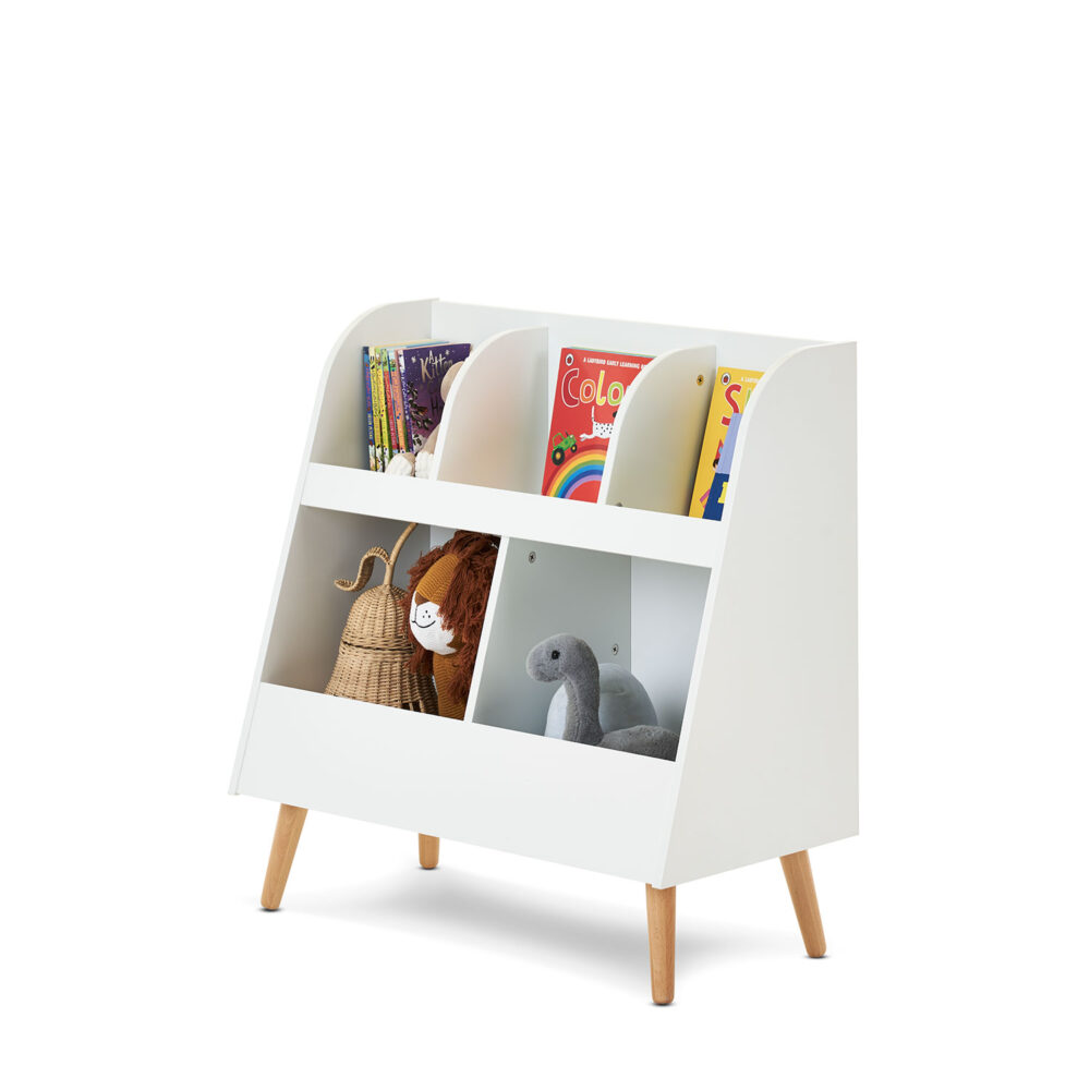 OBaby Maya Toybox/Bookcase - White/Natural