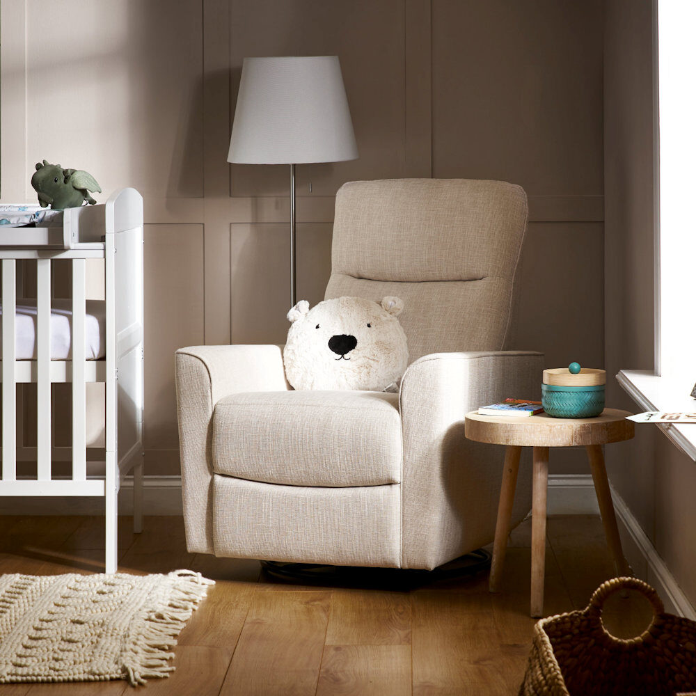 OBaby Savannah Swivel Glider Chair - Oatmeal