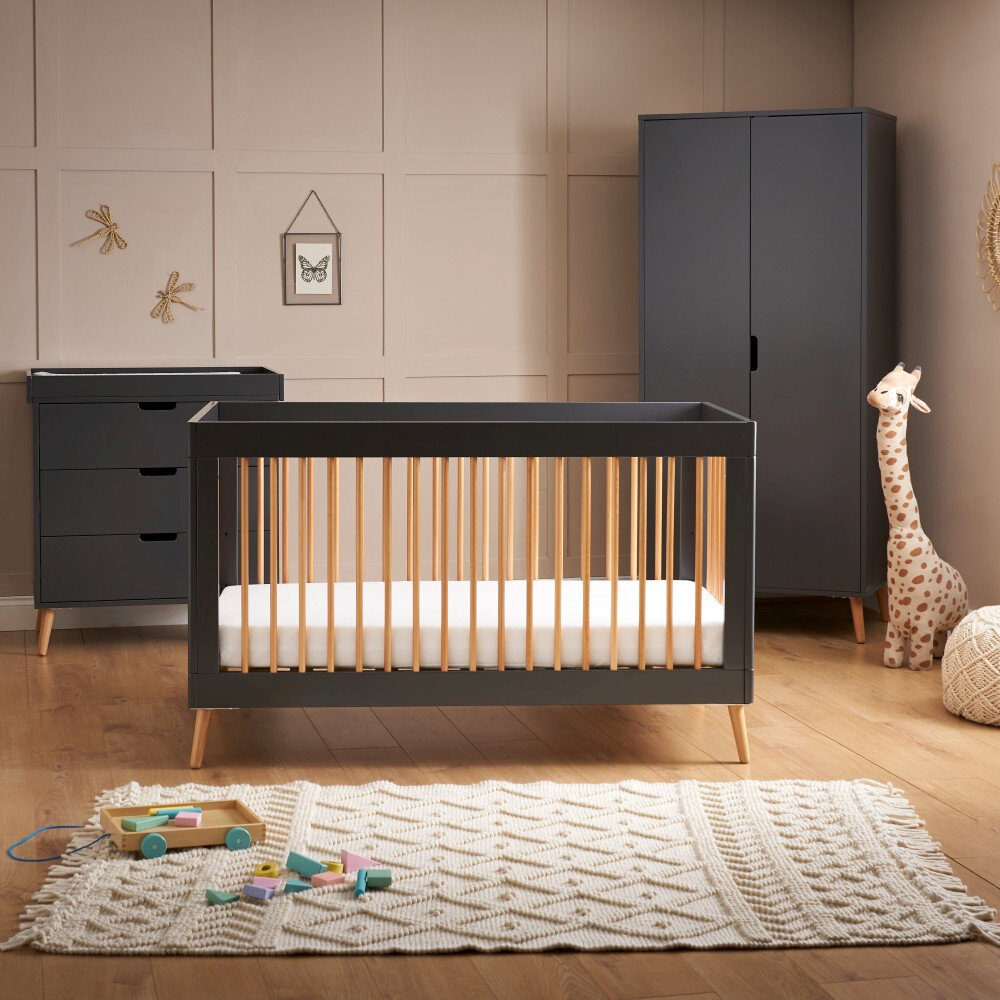 OBaby Maya 3-Piece Roomset - Slate