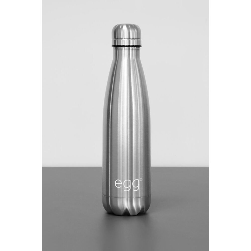 Egg Stroller Bottle - Brushed Steel
