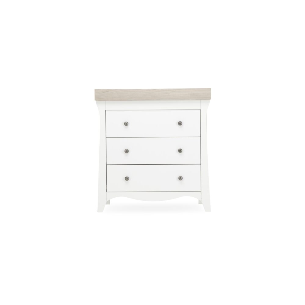CuddleCo Clara Dresser/Changer - White & Ash