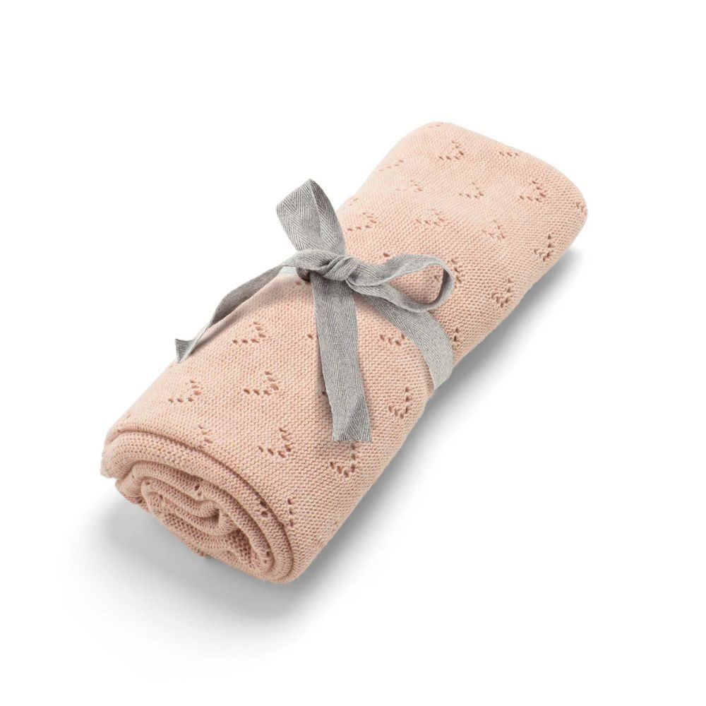 Mamas & Papas Born to be Wild - Pink Pointelle Blanket