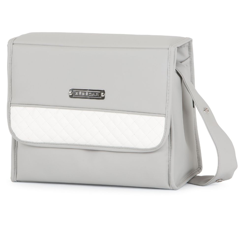 BEBECAR CARRE BAG SILVER GREY