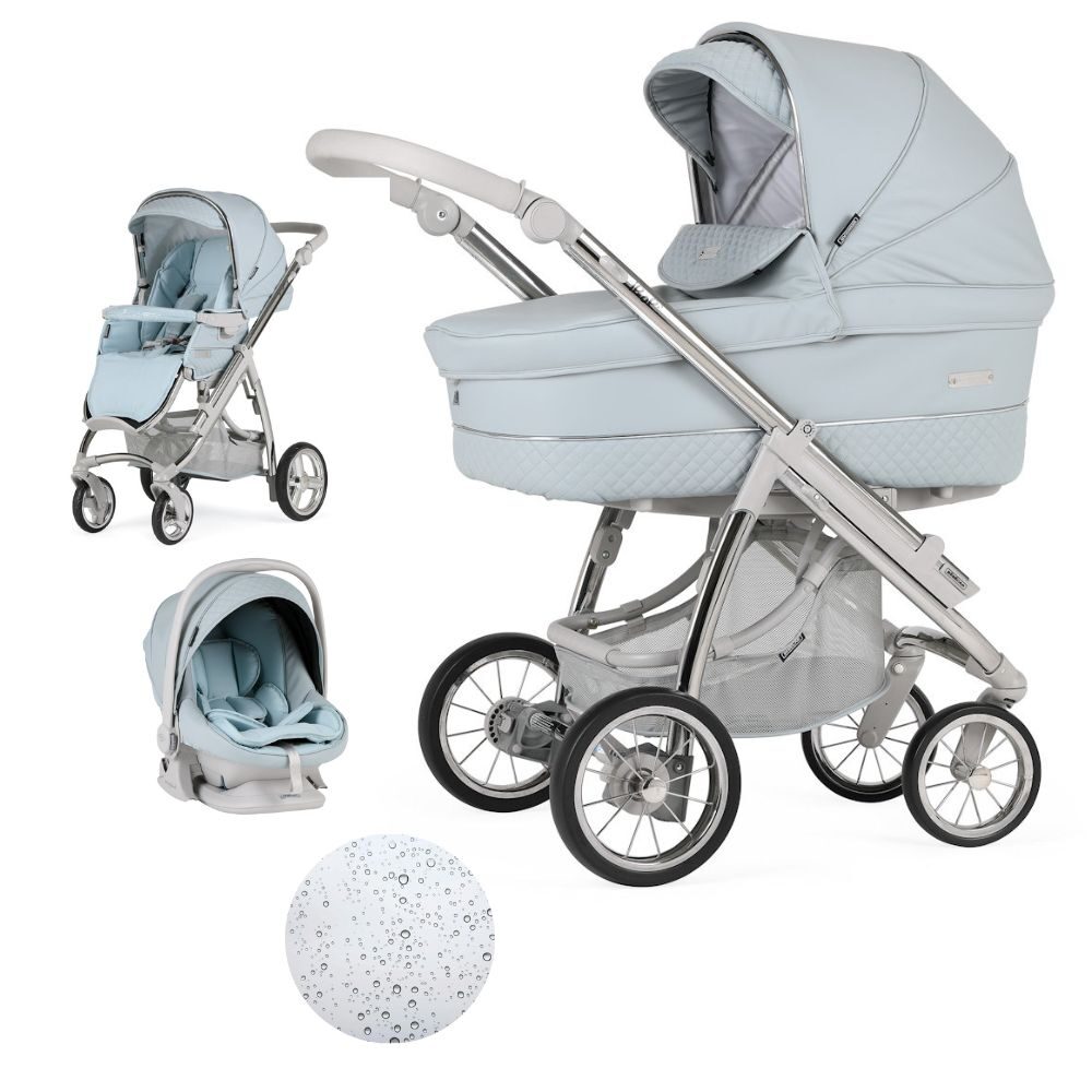 Bebecar Pack Ip Op Classic XL Trio - Baby Blue + FREE Bag