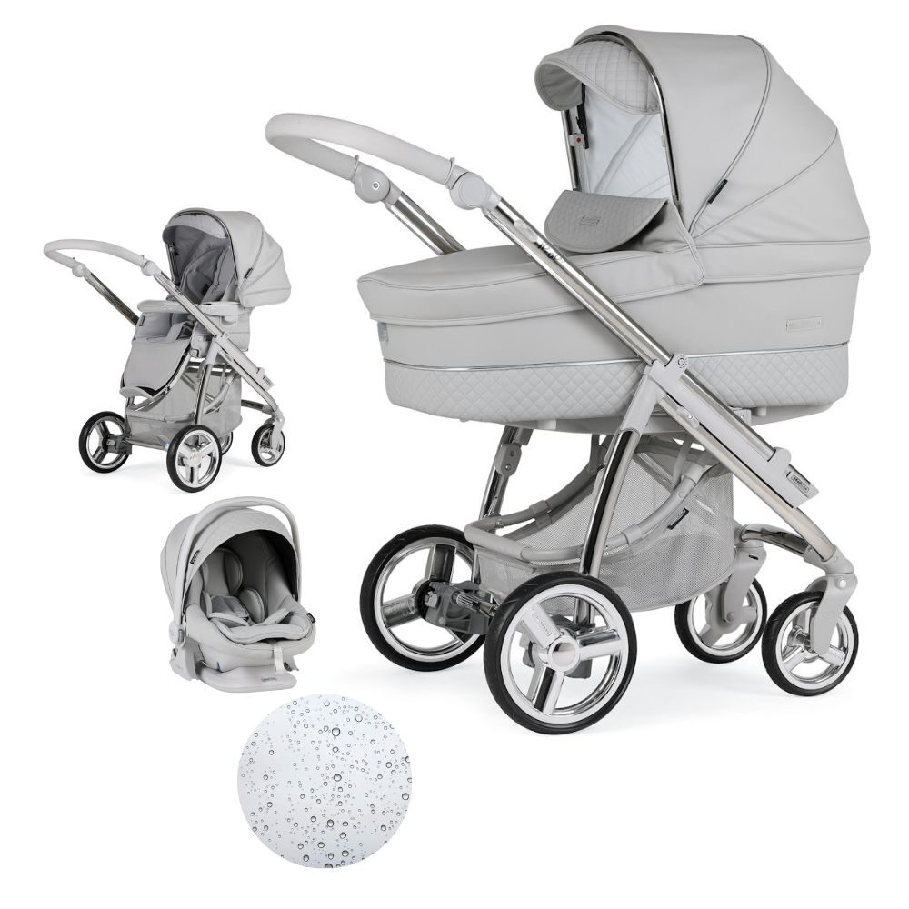 Bebecar Pack Ip Op Classic XL Trio - Polished Pebble+ FREE Bag