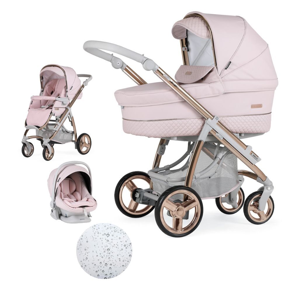 Bebecar Pack Ip Op Classic XL Trio - Rose Blush + FREE Bag