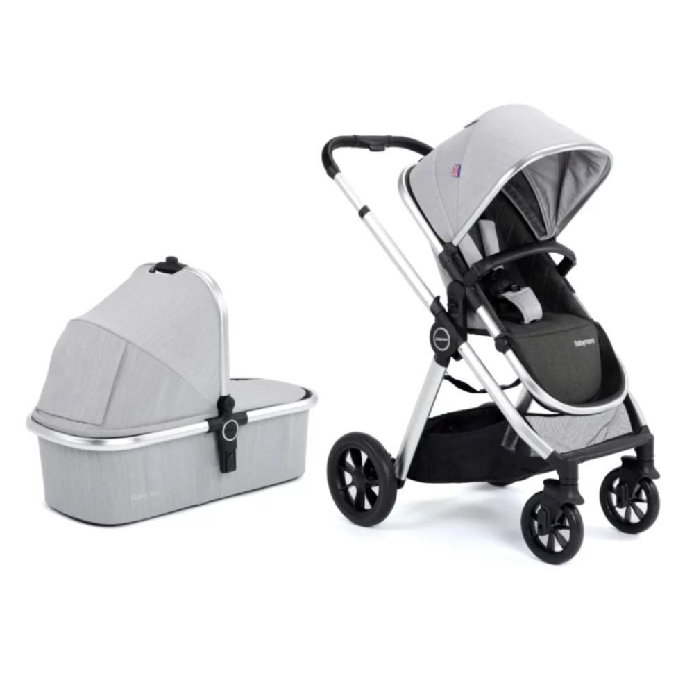Babymore Memore Pram & Pushchair - Silver