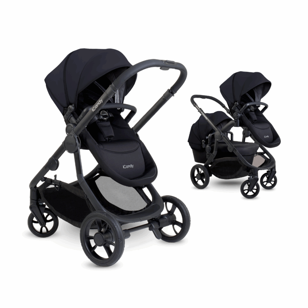 iCandy Orange 4 Pushchair Bundle - Black Edition