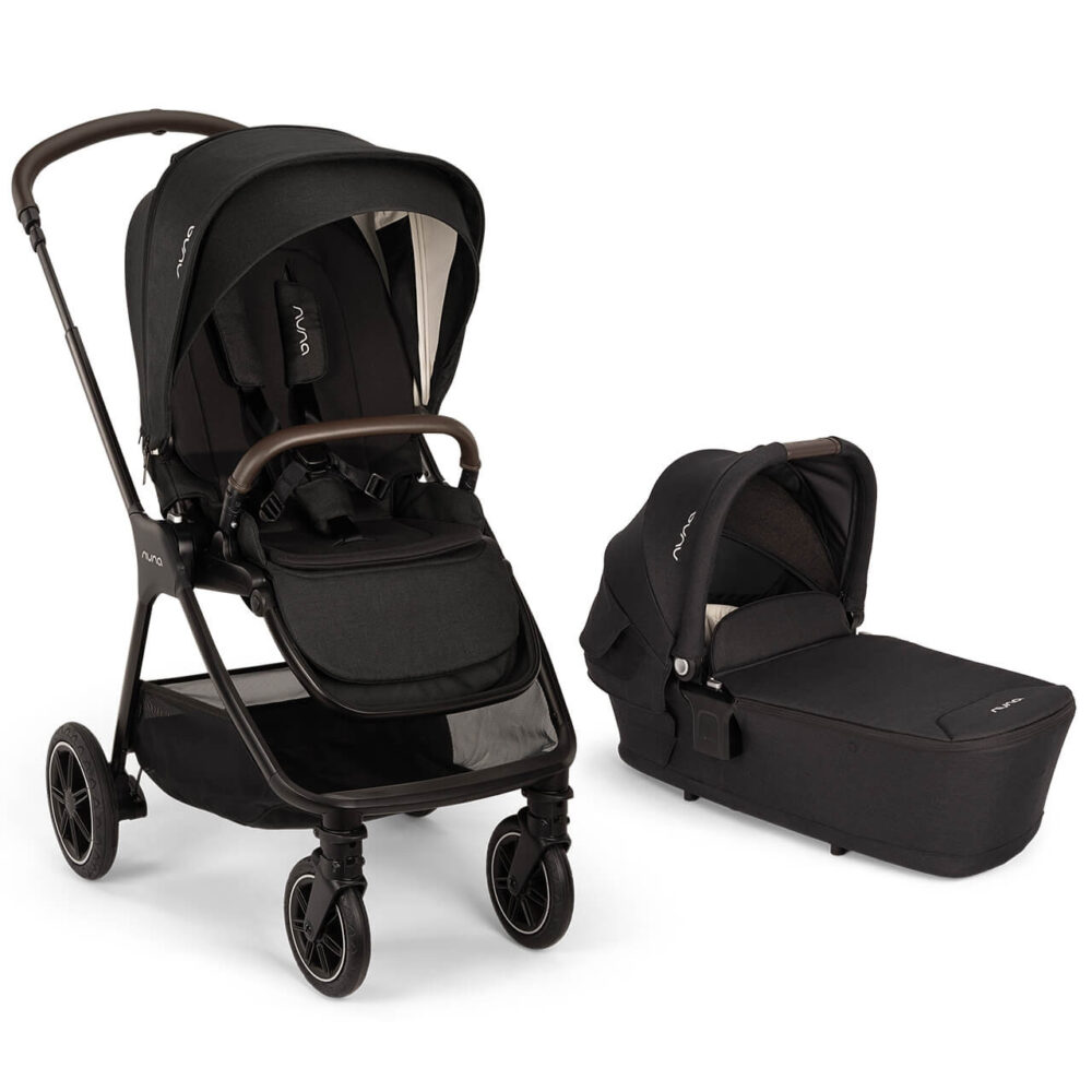 Nuna Triv NEXT Stroller & Carrycot - Caviar