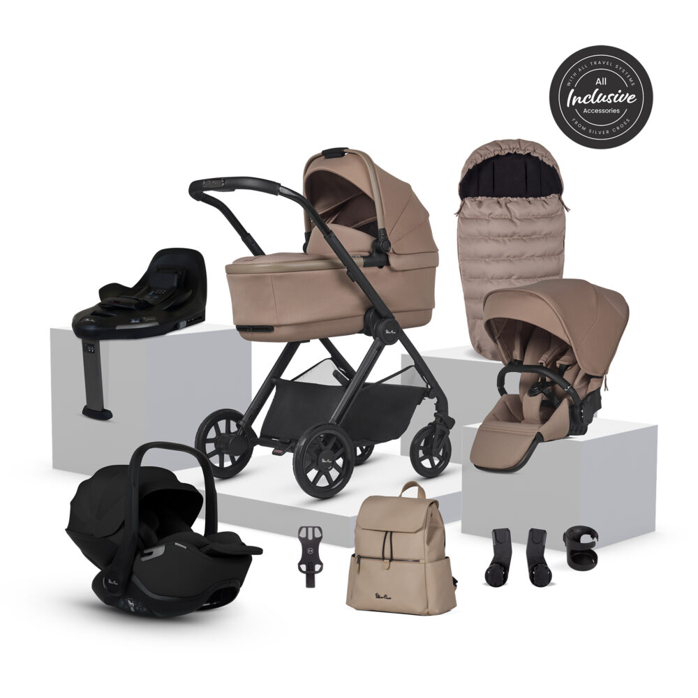 Silver Cross Reef 2 Ultimate 360 Infant Bundle - Mocha