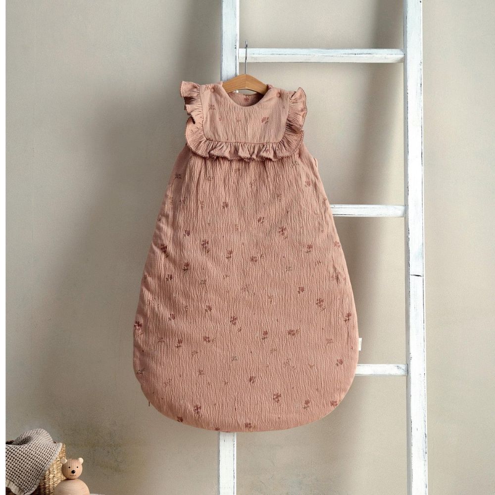 Dusty pink sleep bag 0-6 months for your baby girl