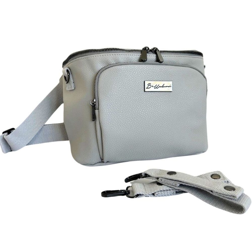 Sling bag in grey clouds