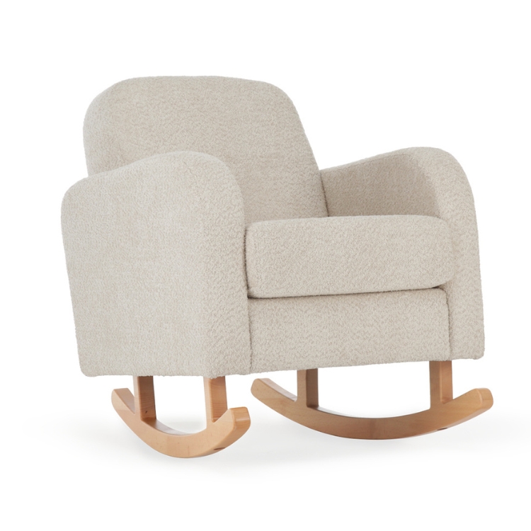 CUDDLECO ETTA mushroom boucle hero nursing chair