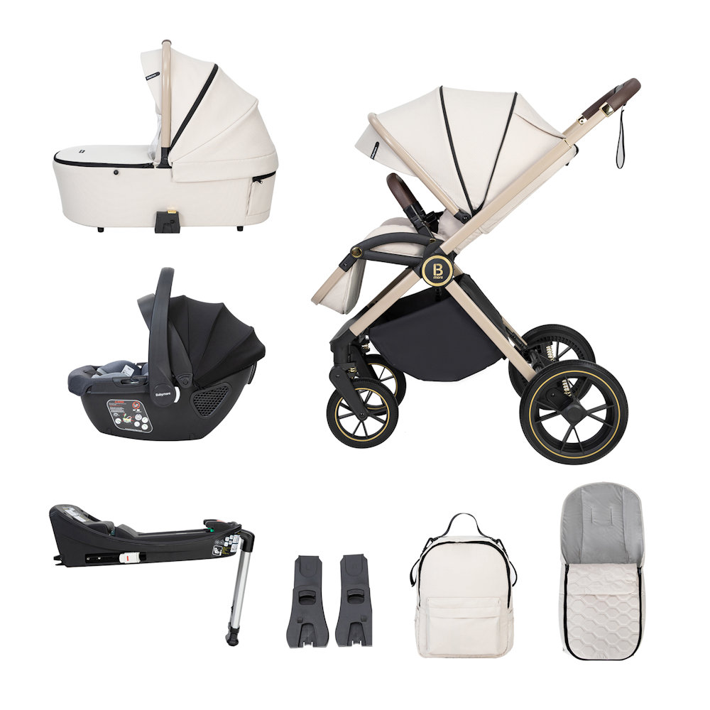 Kai I Size Travel System With Coco Car Seat & Base - Sandstone