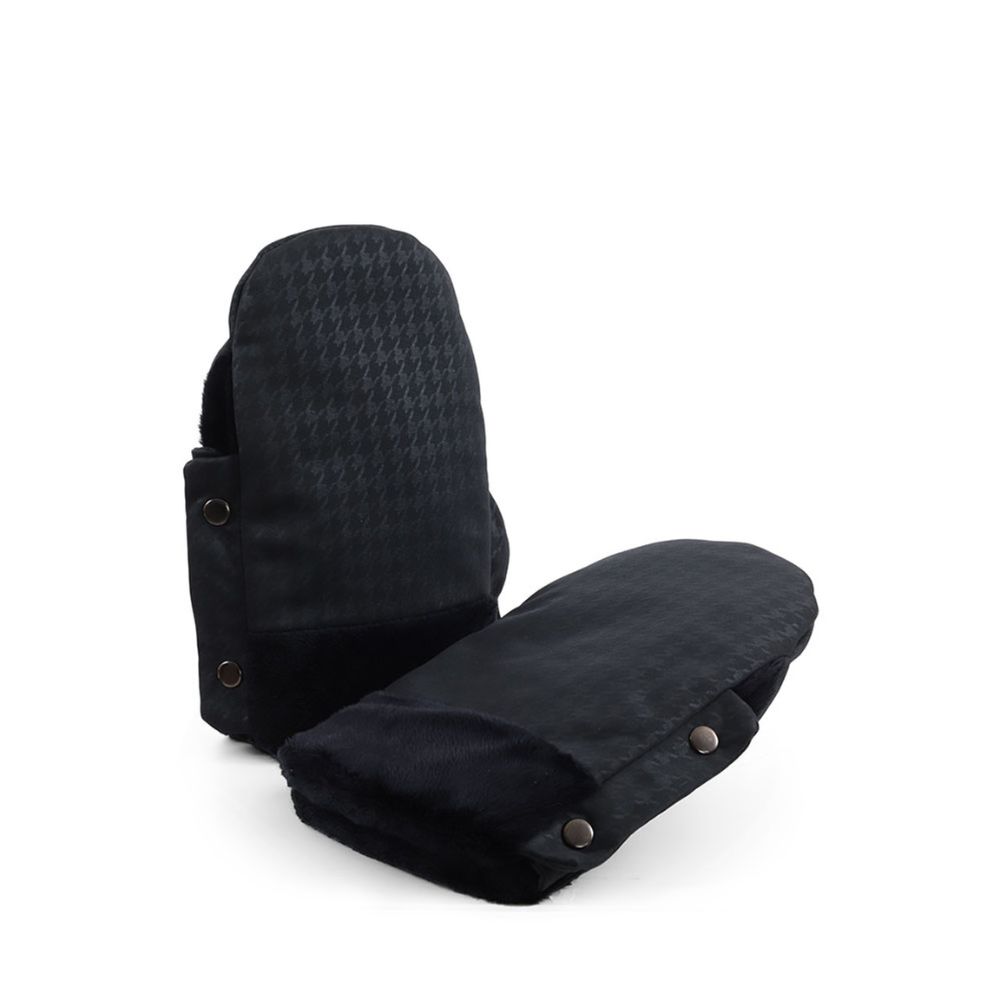 EGG HANDMUFFS HOUNDSTOOTH BLACK