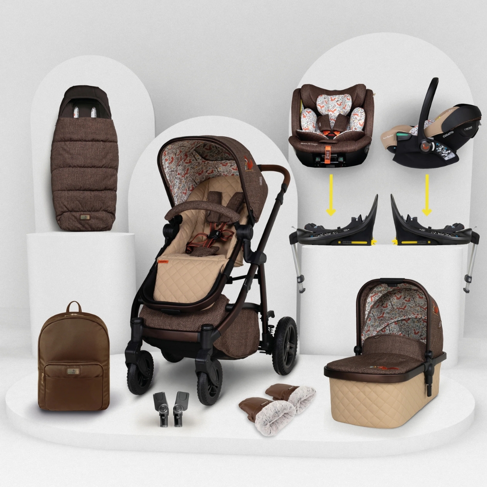 COSATTO WOW3 ALL STAGE FAMILY 2 BASES ROTATE & RECLINE FOXFORD HALL