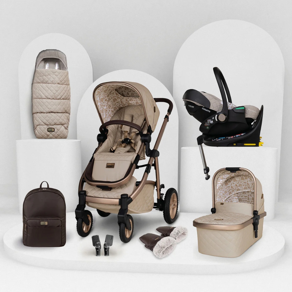 Cosatto Wow 3 Rotate & Recline Cozy Bundle Whisper