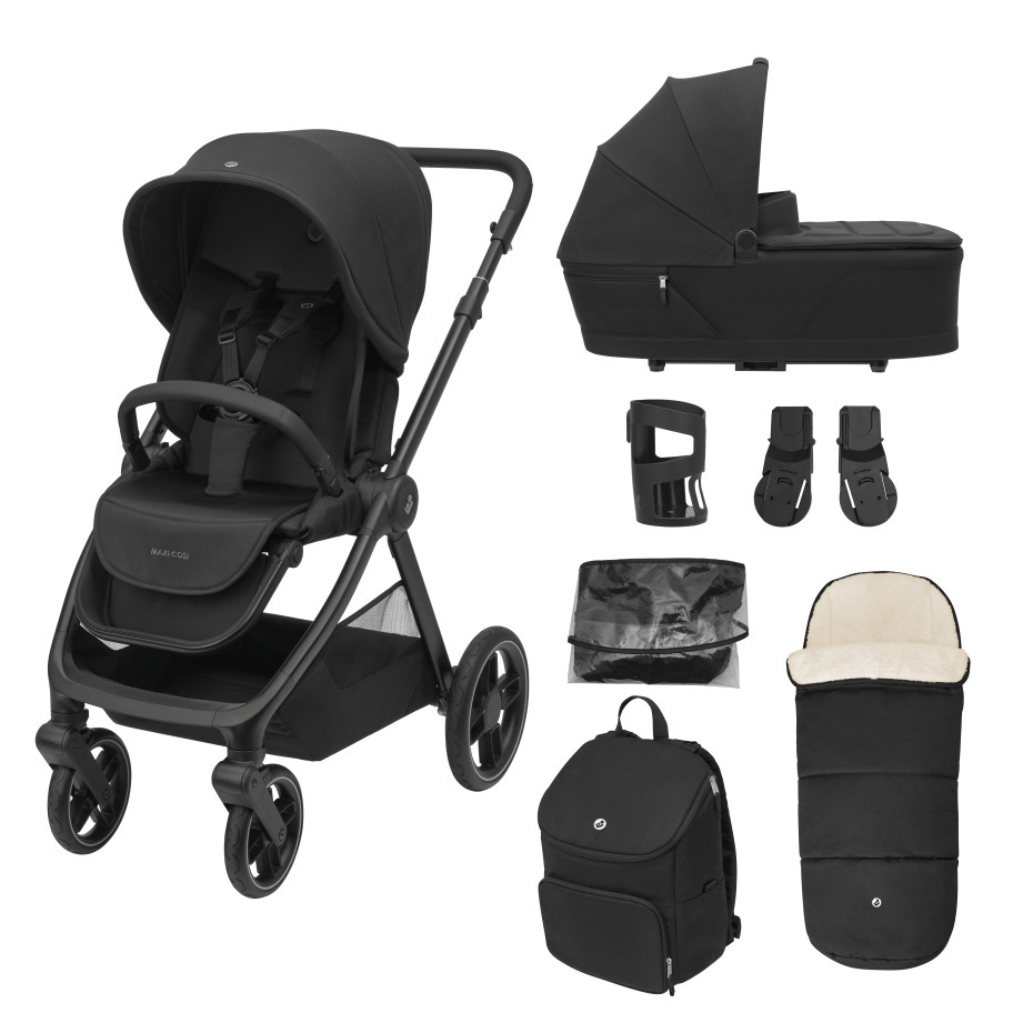 Maxi Cosi Oxford Essentials Bundle – Twillic Black
