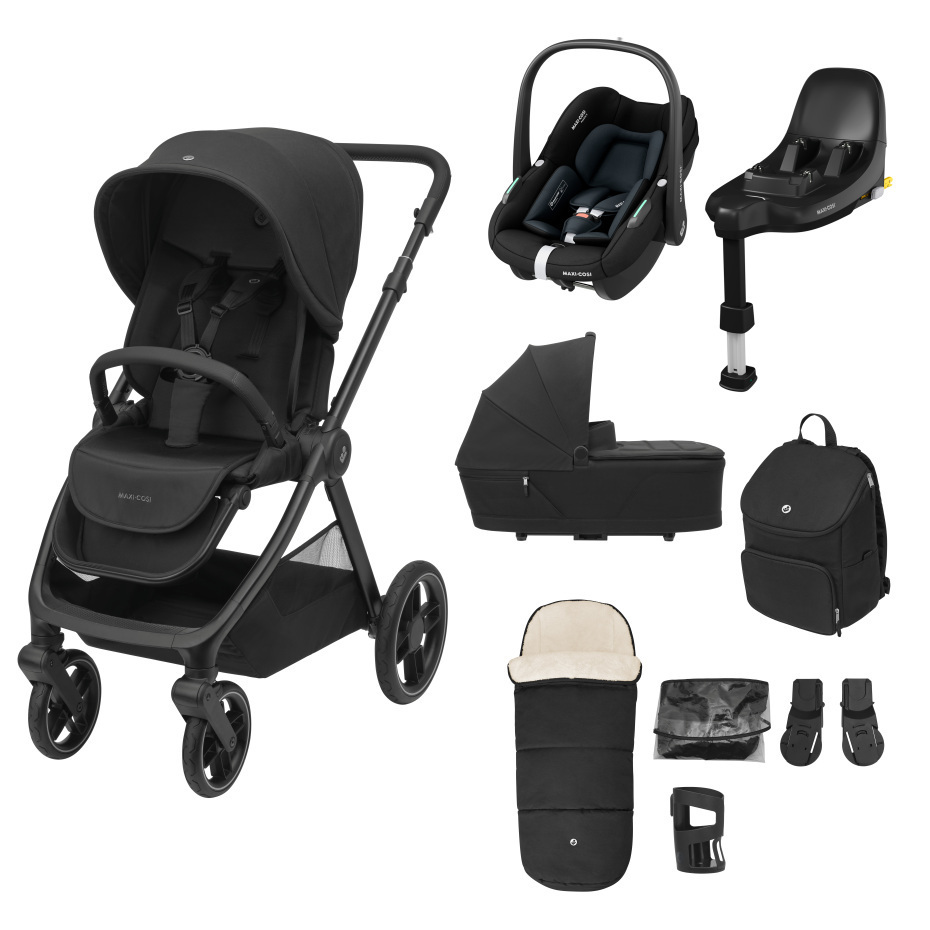 Maxi Cosi Oxford Pebble S Bundle – Twillic Black