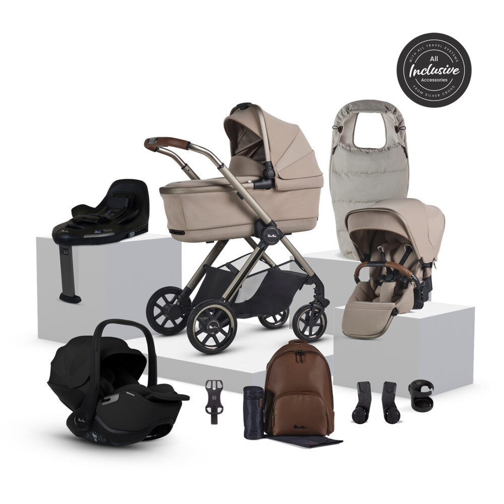 Silver Cross Reef 2 SE Ultimate Infant Bundle - Frappe/Black
