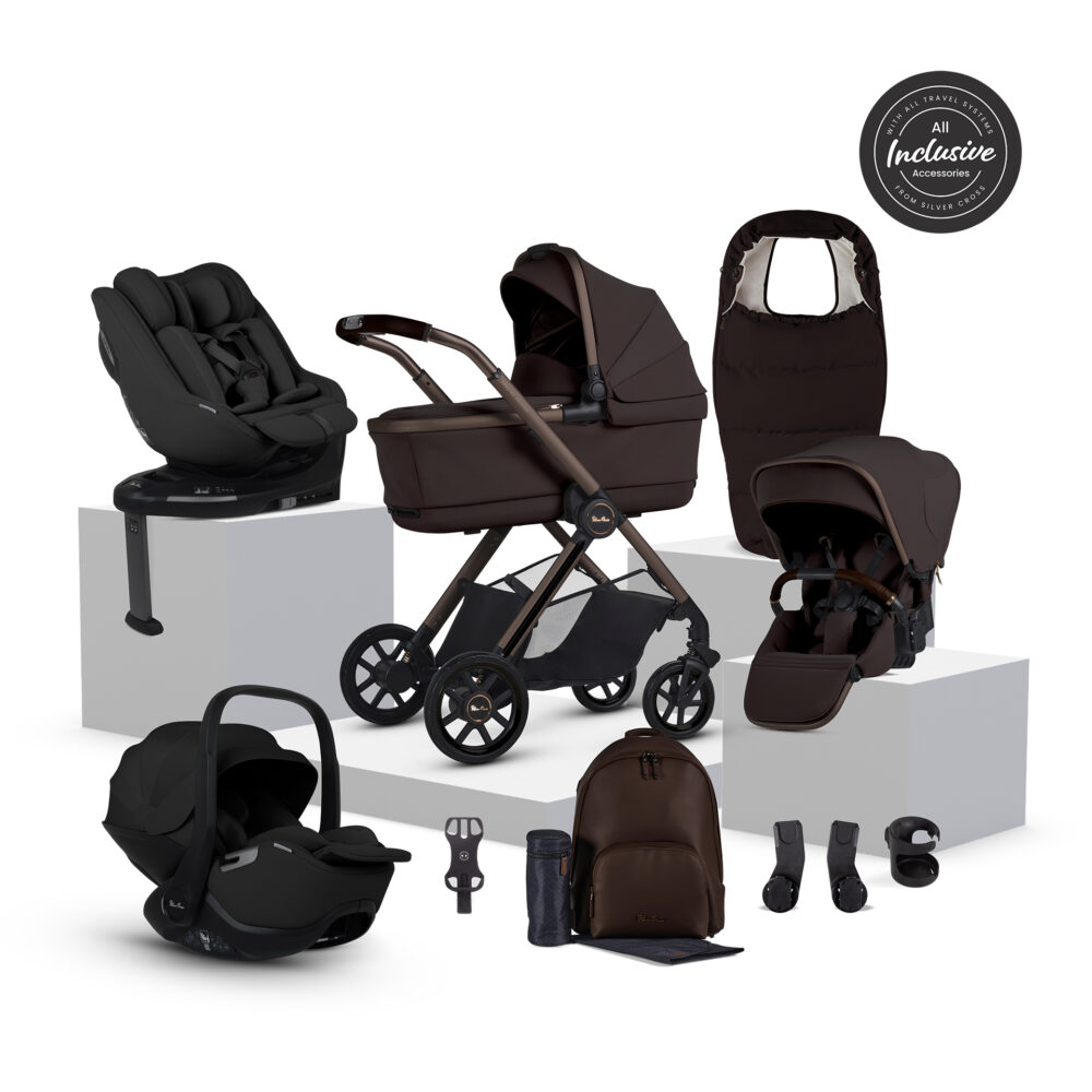 Silver Cross Reef 2 SE Ultimate Family Bundle - Ganache/Black