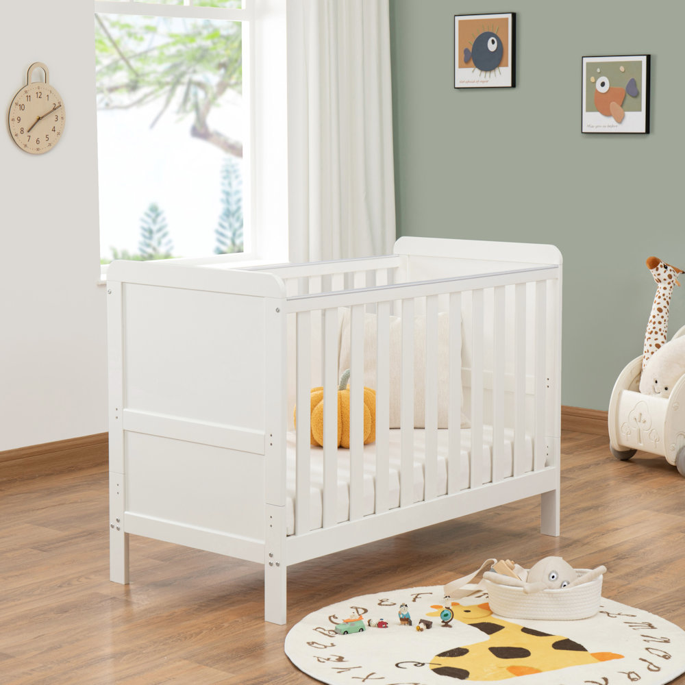 Babymore Caro Urban Mini Cotbed - White
