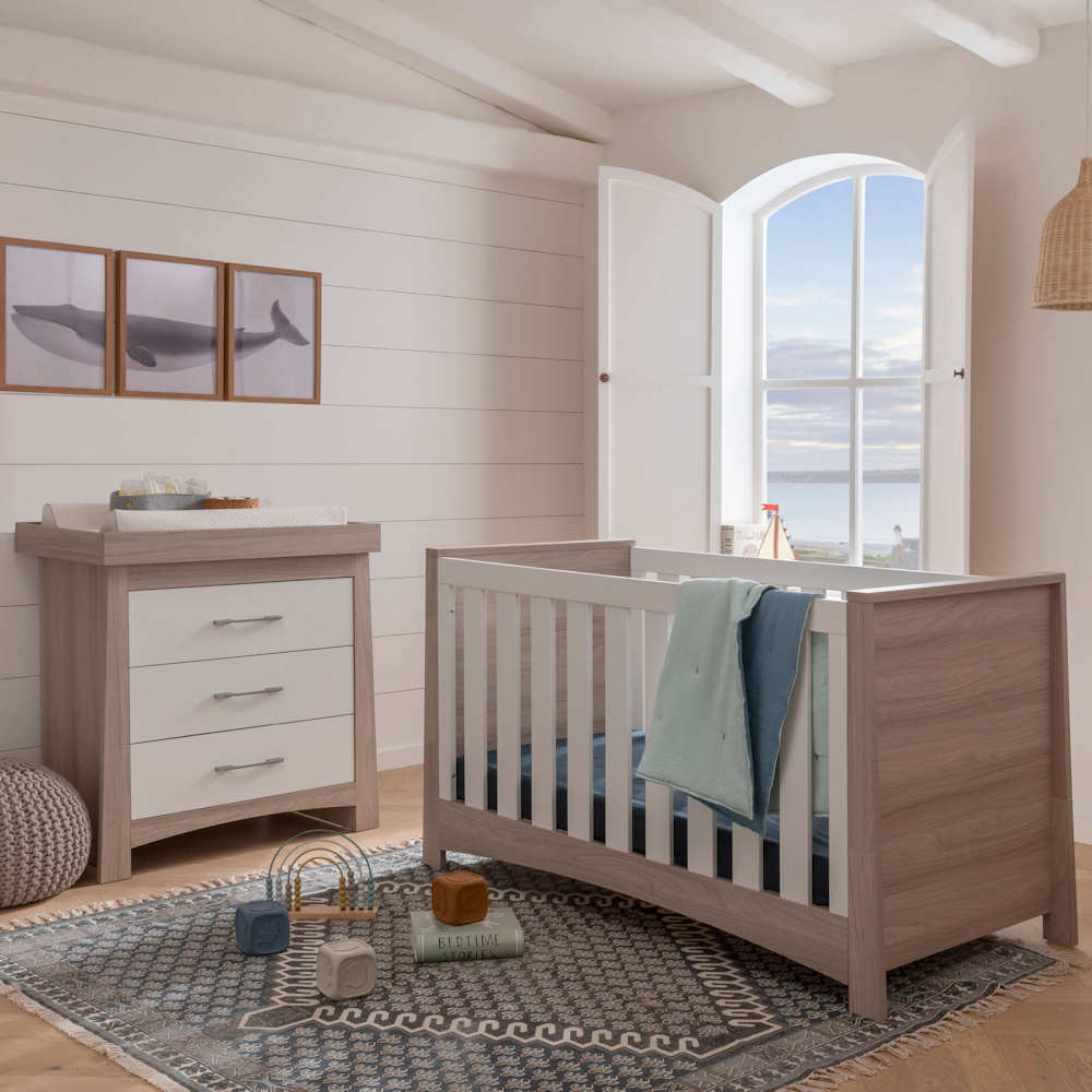 CuddleCo Lana 2 Piece Nursery Furniture Cotbed & Dresser