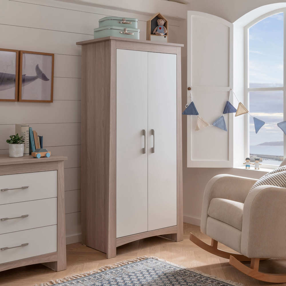 Lana Wardrobe White & Ash With Free Delivery