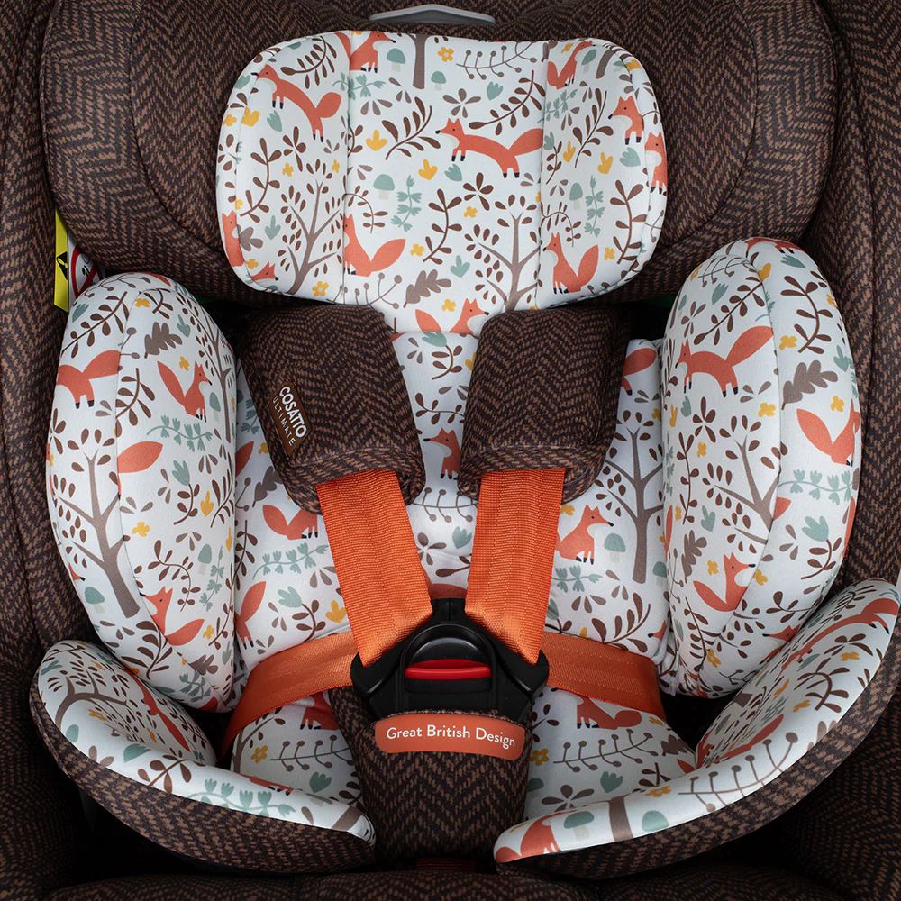 COSATTO ALL IN ALL EXTRA ISIZE 360 CAR SEAT FOXFORD HALL (2)