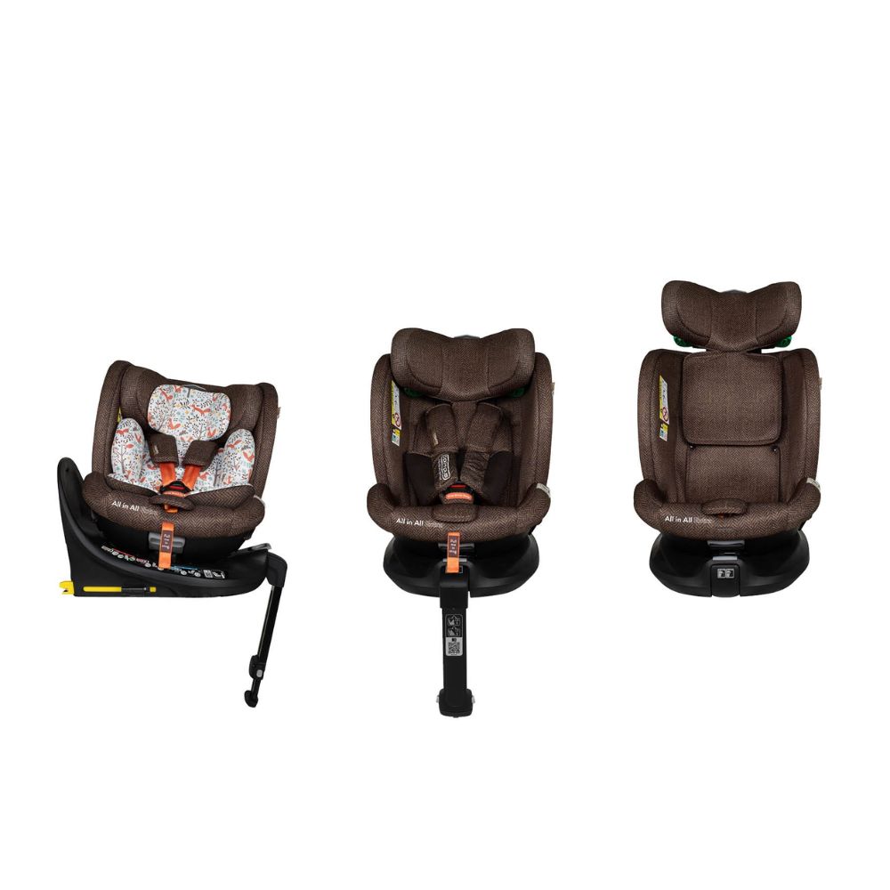 COSATTO ALL IN ALL EXTRA ISIZE 360 CAR SEAT FOXFORD HALL (4)