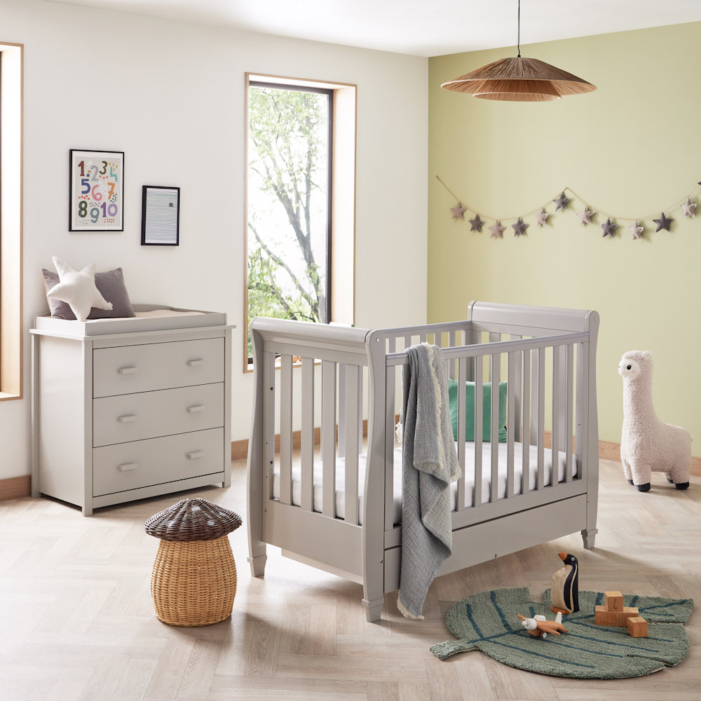 Babymore Eva 2-Piece Nursery Set - Grey