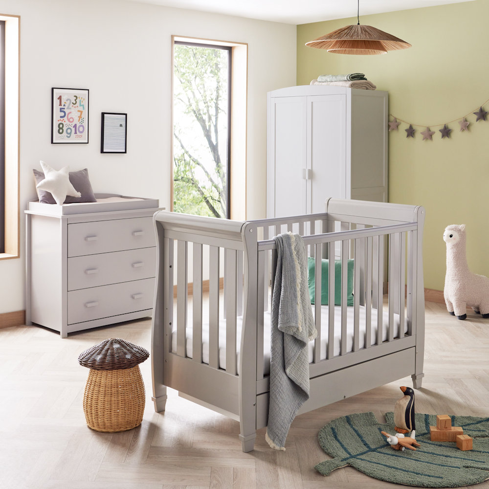 Babymore Eva 3-Piece Nursery Set - Grey