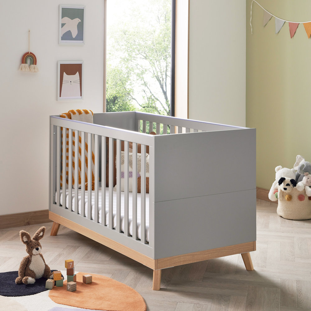 Babymore Mona Cotbed - Grey