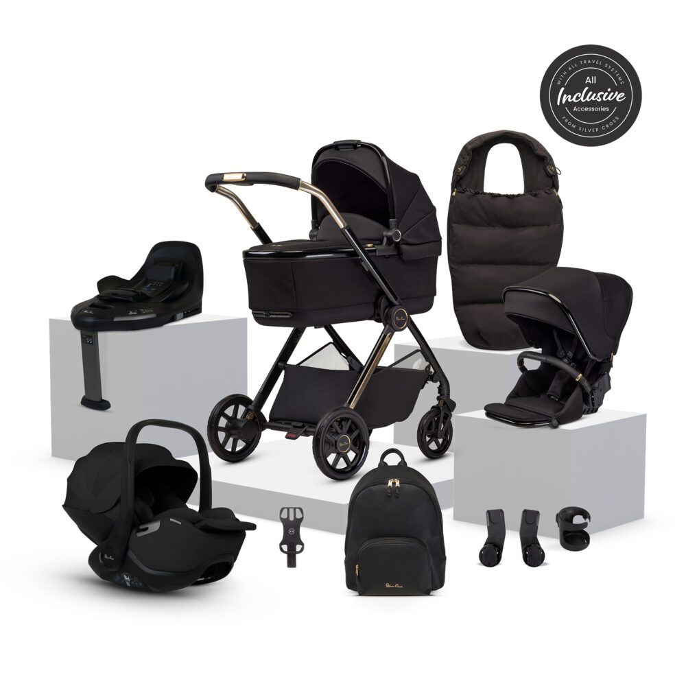 Silver Cross Reef 2 SE Ultimate Infant Bundle - Espresso/Black