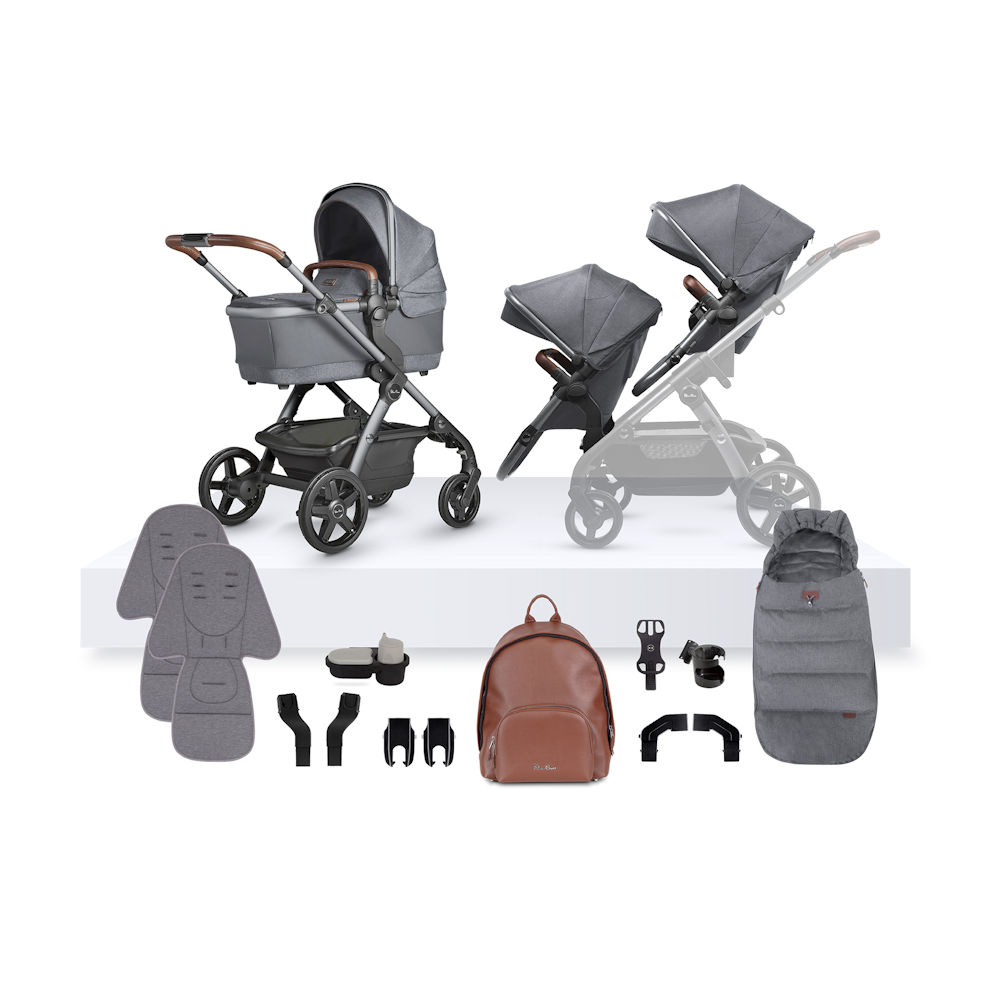 Silver Cross Wave 3 Growing Family Bundle - Lunar