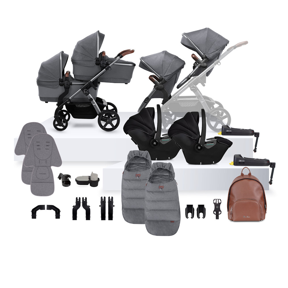 Silver Cross Wave 3 Twin Bundle - Lunar