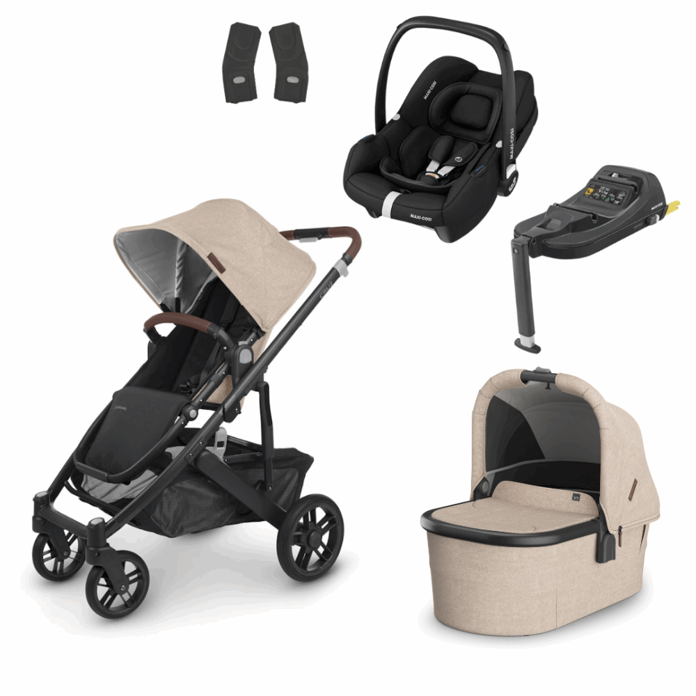 UPPAbaby Cruz V2, Carrycot, Maxi Cosi Cabriofix & Base - Liam
