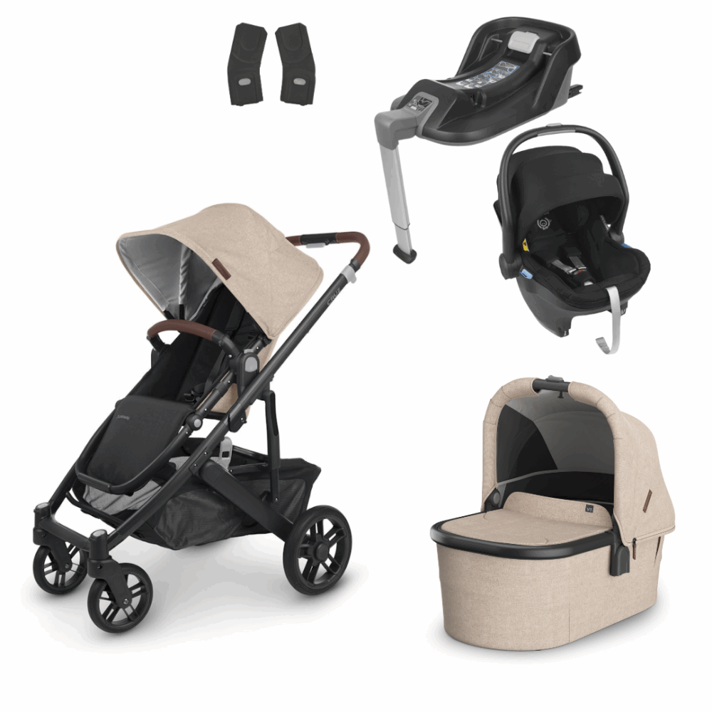 UPPAbaby Cruz V2, Carrycot, Mesa Car Seat & Base - Liam