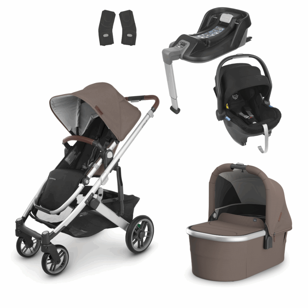 UPPAbaby Cruz V2, Carrycot, Mesa Car Seat & Base - Theo