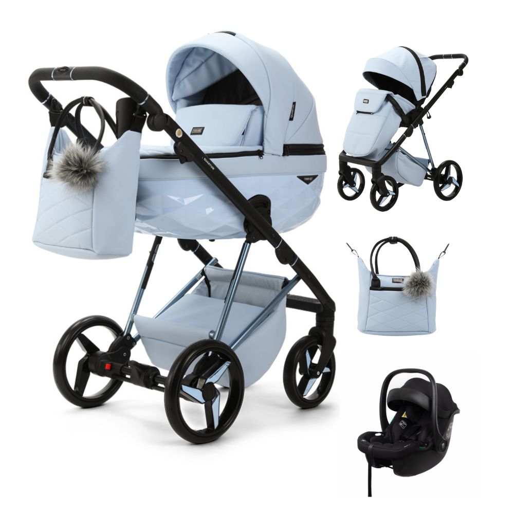 MeeGo Milano Powder Blue with Otto car Seat